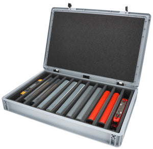 Eurobox 60 x 40 cm Set for model railway - H0 scale - 11 compartments - foam insert for upright storage