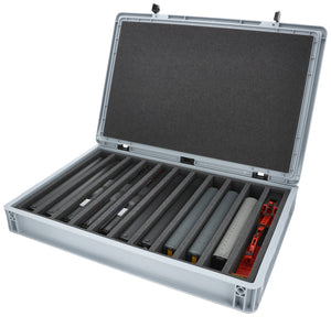 Eurobox 60 x 40 cm Set für Modelleisenbahnen - Spur 00 - 11 Fächer - Schaumstoffeinlage zur stehenden Aufbewahrung
