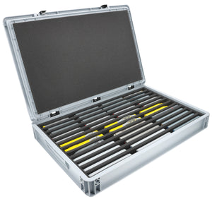 Eurobox 60 x 40 cm Set for model railway - N scale - 12 compartments - foam insert for upright storage