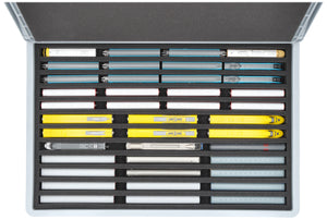 Eurobox 60 x 40 cm Set for model railway - N scale - 12 compartments - foam insert for upright storage