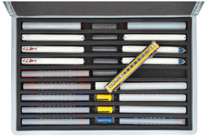 Eurobox 60 x 40 cm Set for model railway - TT scale - 9 compartments - foam insert for upright storage
