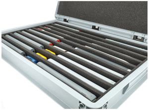 Eurobox 60 x 40 cm Set for model railway - TT scale - 9 compartments - foam insert for upright storage