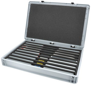 Eurobox 60 x 40 cm Set for model railway - TT scale - 9 compartments - foam insert for upright storage