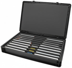 Eurobox 60 x 40 cm Set for model railway - TT scale - 9 compartments - foam insert for upright storage