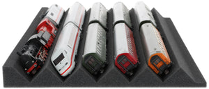 Eurobox 60 x 40 cm Set for model railway with Zugliege - 5 compartments for H0 gauge