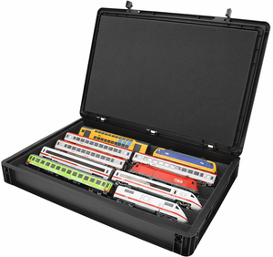 Eurobox 60 x 40 cm Set for model railway with Zugliege - 5 compartments for H0 gauge