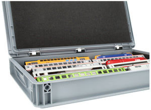 Eurobox 60 x 40 cm Set for model railway with Zugliege - 5 compartments for H0 gauge