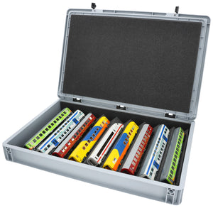 Eurobox 60 x 40 cm Set for model railway with Zugliege - 9 compartments for H0 gauge