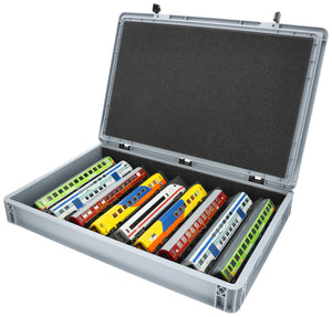 Eurobox 60 x 40 cm Set für Modelleisenbahn mit Zugliege - 9 Fächer für Spur H0