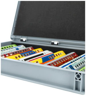 Eurobox 60 x 40 cm Set for model railway with Zugliege - 9 compartments for H0 gauge
