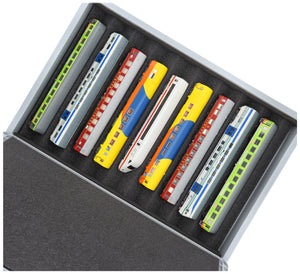Eurobox 60 x 40 cm Set for model railway with Zugliege - 9 compartments for H0 gauge