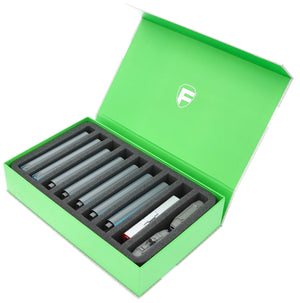 Feldherr Magnetic Box green for model railway locomotives, wagons and vehicles - 9 bars for N gauge - standing