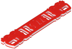 Track spacing gauge Parallel track gauge H0 with 77.5 mm and 64.3 mm spacing