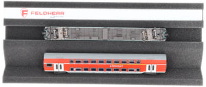 Premium Locomotive Bench TT Scale with Magnetic Strip and Additional Maintenance Shaft – Ideal for TT Models