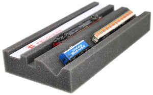 Feldherr Premium Locomotive Bed Z Gauge with Magnetic Strip (240 mm) – Perfect maintenance and repair for model railways