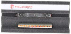 Feldherr Premium Locomotive Bed Z Gauge with Magnetic Strip (240 mm) – Perfect maintenance and repair for model railways