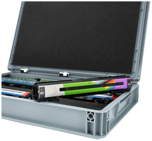 Eurobox 60 x 40 cm Set with Zugliege - 5 compartments for gauge 00 - for model railways, locomotives and vehicles