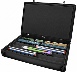 Eurobox 60 x 40 cm Set with Zugliege - 5 compartments for gauge 00 - for model railways, locomotives and vehicles