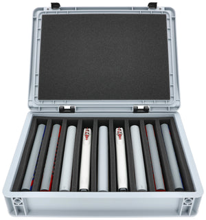 Eurobox 40 x 30 cm Set for model railway - TT scale - 9 compartments - foam insert for upright storage