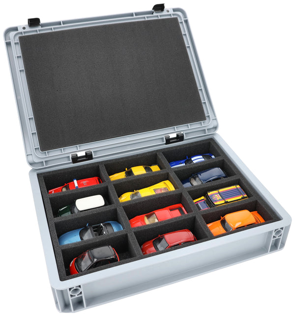 Eurobox 40 x 30 cm Set for 1:43 Scale Model Cars - 12 Vehicles