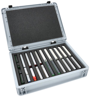 Eurobox 40 x 30 cm Set für Modelleisenbahnen - Spur Z - 11 Fächer - Schaumstoffeinlage zur liegenden Aufbewahrung