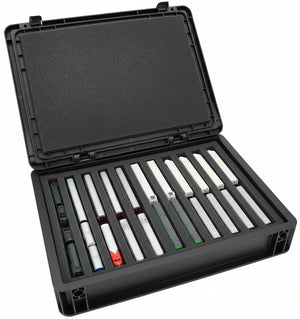 Eurobox 40 x 30 cm Set for model railway - Z scale - 11 compartments - foam insert for upright storage