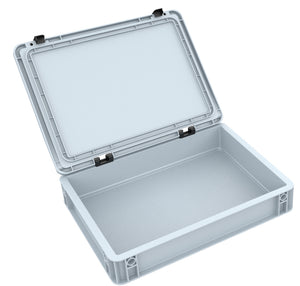 DDEB070 Eurobehälter / Euro Box mit Scharnierdeckel ED 43/75 HG