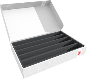 Lagerbox DSLB075 für Modelleisenbahn - 5 Fächer für Spur 00 - liegend