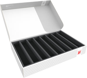 Lagerbox DSLB075 für Modelleisenbahn - 8 Fächer für Spur 00 - liegend
