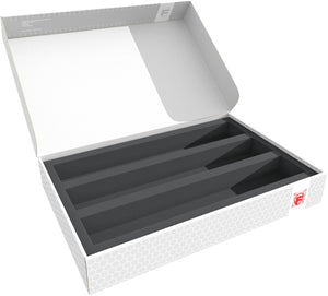 Lagerbox DSLB075 für Modelleisenbahn - 3 Fächer für Spur S - liegend