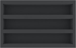 Euro container for model railway - 3 slots for S gauge - lying
