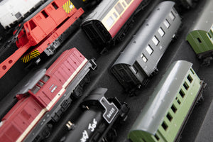 Eurobox 60 x 40 cm Set for model railway with Zugliege - 5 compartments for H0 gauge