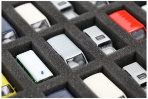 Eurobox 60 x 40 cm Set für Modellautos 1:87 - 85 Fahrzeuge