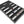 570 mm x 370 mm x 55 mm Feldherr foam insert for model railway - H0m scale - 13 compartments - for upright storage - JV055A003