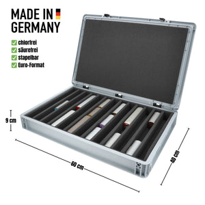 Eurobox 60 x 40 cm Set für Modelleisenbahnen - Spur H0m - 13 Fächer - Schaumstoffeinlage zur stehenden Aufbewahrung