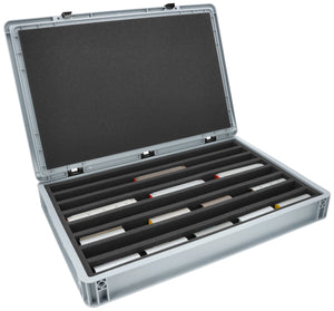 Eurobox 60 x 40 cm Set für Modelleisenbahnen - Spur H0m - 8 Fächer - Schaumstoffeinlage zur stehenden Aufbewahrung