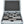 Eurobox 40 x 30 cm Set for model railway - H0m scale - 6 compartments - foam insert for upright storage