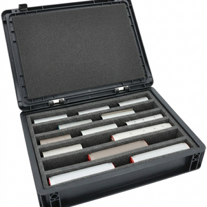 Eurobox 40 x 30 cm Set for model railway - H0m scale - 6 compartments - foam insert for upright storage
