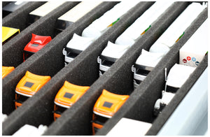 Eurobox 60 x 40 cm Set für Modellautos 1:87 - LKW, Busse, Nutzfahrzeuge