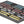 570 x 370 x 35 mm Schaumstoffeinlage für Modelleisenbahn - Spur N - 9 Fächer - für liegende Aufbewahrung - JV035A003