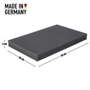 560 mm x 360 mm x 50 mm Würfelschaumstoff / Rasterschaumstoff für Auer Euroboxen 60 cm x 40 cm EUMFQB050
