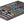 570 x 370 x 35 mm Schaumstoffeinlage für Modelleisenbahn - Spur N - 14 Fächer - für liegende Aufbewahrung - JV035A002