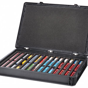 Eurobox 60 x 40 cm Set für Modelleisenbahnen - Spur N - 14 Fächer - Schaumstoffeinlage zur liegenden Aufbewahrung