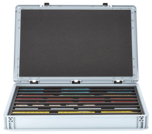 Eurobox 60 x 40 cm Set für Modelleisenbahnen - Spur N - 9 Fächer - Schaumstoffeinlage zur liegenden Aufbewahrung
