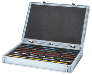 Eurobox 60 x 40 cm Set für Modelleisenbahnen - Spur N - 9 Fächer - Schaumstoffeinlage zur liegenden Aufbewahrung
