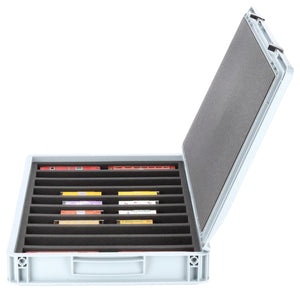 Eurobox 60 x 40 cm Set for model railway - H0m scale - 10 compartments - foam insert for horizontal storage