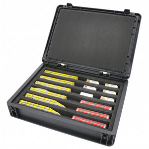 Eurobox 40 x 30 cm Set for model railway - N scale - 6 compartments - foam insert for horizontal storage