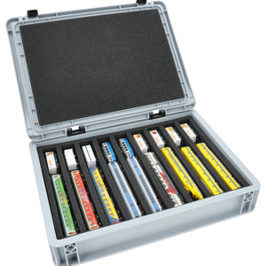 Eurobox 40 x 30 cm Set for model railway - N scale - 9 compartments - foam insert for horizontal storage