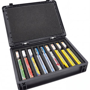 Eurobox 40 x 30 cm Set for model railway - N scale - 9 compartments - foam insert for horizontal storage