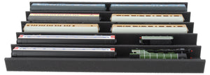 PanoramaLiege - Spur 00 - 5 Fächer für Modelleisenbahn  560 mm x 360 mm x 45 mm - EUMFQFA01